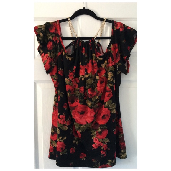 top fashion of New York Tops - Plus Size Floral Top